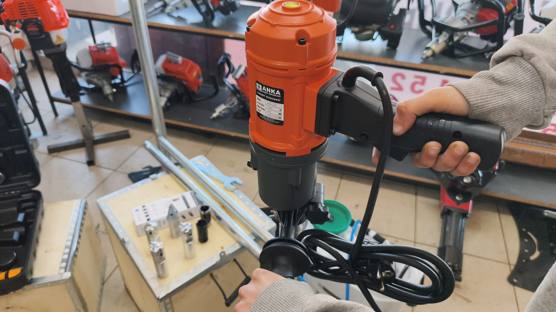 Elektrikli El Sondaj Makinesi